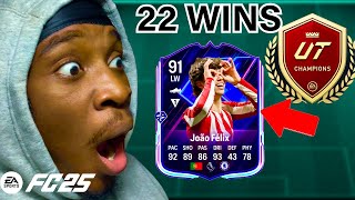 22 Wins in FUT CHAMPS for Joao Felix Can I Clutch It  FC 25 ULTIMATE TEAM [upl. by Gerianna277]