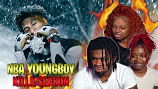 YoungBoy Never Broke Again  Killa Season Official Video  REACTION [upl. by Eyahc798]