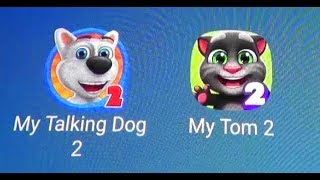 My Talking tom 2 Vs My Talking Dog 2 [upl. by Gui794]