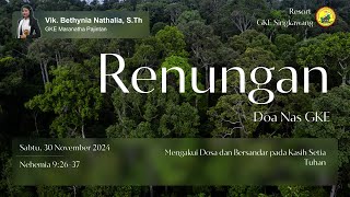 Nehemia 92637  Mengakui Dosa dan Bersandar pada Kasih Setia Tuhan  Renungan amp Doa Nas GKE [upl. by Candice412]