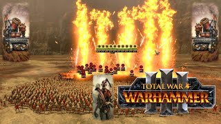 20 Dreadquake Mortars vs 20 Clumped up Zombies in Total War Warhammer 3 [upl. by Llebanna]