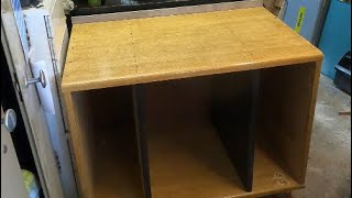 Myford ml7 lathe Part1 New cabinet stand built [upl. by Vyky]