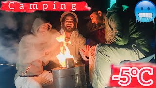 Night Camping in our Locality 5°C🥶 Vlog nhi Funny video ban gye🤣EmuuVlogsYasirdarwariswani😇 [upl. by Ziguard]