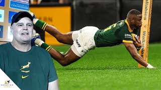 Rassie Erasmus reacts to Springboks double win over Australia  Springbok Press Conference [upl. by Aicire]