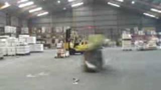 Spinning Forklift Showoff Fails [upl. by Farrica]