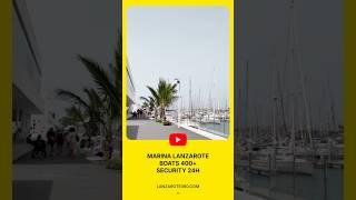 ⚓️ LANZAROTE Arrecife  Marina Lanzarote lanzarote walkingtour canaryislands spain [upl. by Anali]