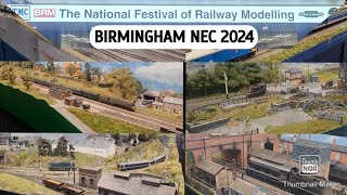 The National Festival of Railway Modelling Birmingham 2024 [upl. by Weathers]