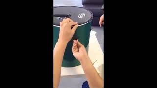 How to replace and tune the playing head on an Izzo surdo drum [upl. by Alekehs843]