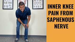 Inner Knee Pain From The Saphenous Nerve  How To Find And Treat It [upl. by Nomi]