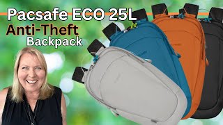 Level Up Your Safety  Pacsafe Eco 25L AntiTheft Backpack [upl. by Ivgnout440]