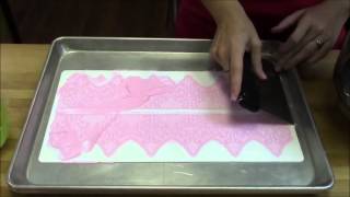 Silikomart TriCot Lace Icing Demo  Icing Inspirations Kitchener ON [upl. by Niroc]