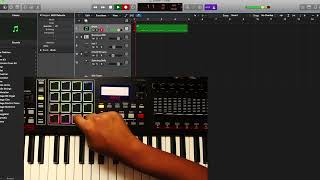 Making a 🔥🔥TRAP beat in LOGIC PRO X AKAI MPK249 MPC BEAT [upl. by Safier]