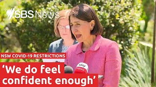 NSW COVID19 restrictions ease as Gladys Berejiklian deals with ICAC fallout I SBS News [upl. by Vento]