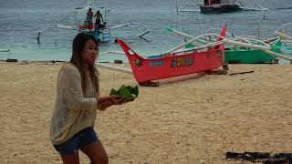 2 Siargao Island hopping by native boat Philippines [upl. by Ecnahs]