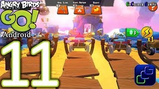 Angry Birds GO Android Walkthrough  Part 11  AIR Track 1 [upl. by Duma786]