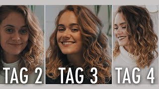 Locken auffrischen  SCHÖNE HAARE an Tag 2 3 und 4 nach dem Waschen  SNUKIEFUL [upl. by Dukey]