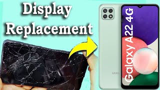 Samsung Galaxy A22 4G Disassembly Teardown Repair Video  Samsung a22 4g display change [upl. by Raimundo]