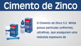 Comercial Cimento de Zinco SS White [upl. by Acinyt]