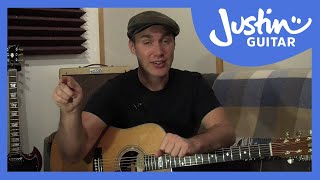 Justin Method Training Exercises 2  How to Play IF Stage 2  Guitar Lesson IM128 [upl. by Assirac]