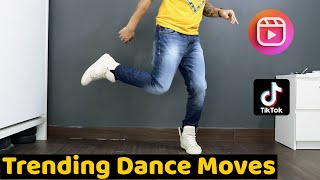 Trending Dance Steps  Reels  Tutorial [upl. by Lirbaj]