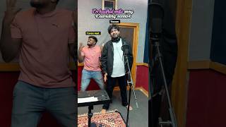 En Kadhal Solla Song Recording Session 😂🤣 vikkals shorts [upl. by Haonam]