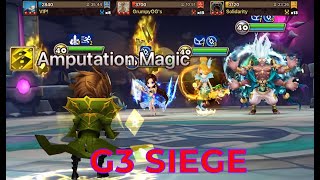 We are BACK with G3 SIEGE G3 Siege vs GrumpyOgs vs Solidarity Summoners War [upl. by Karlotta]