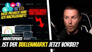 IST DER BULLENMARKT JETZT DOCH VORBEI 😨 Diese Projekte habe ich im Dip nachgekauft Marktupdate [upl. by Asiel831]