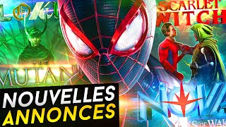 LES NOUVELLES ANNONCES MARVEL Blade Loki saison 3 Saga XMEN SpiderMan Miles Morales Wanda [upl. by Arodaeht367]