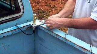 How to install a Breedlove ham radio antenna stake pocket mount [upl. by Weide]