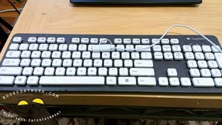 Logitech K310 Washable Keyboard Review Just Soak it [upl. by Glynn]