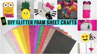 DIY 8 Easy Foam Sheet Crafts quick And Easy DIY [upl. by Kirtap]