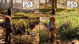 Horizon Zero Dawn Original vs Remastered Comparison  PS4 Pro vs PS5 [upl. by Adlesirhc]