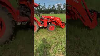 Pasture Building brushcutter pasture farming kubota bahiagrass [upl. by Eamanna295]