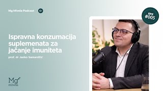 Konzumacija suplemenata za jačanje imuniteta  prof dr Janko Samardžić  Mg Mivela Podcast 005 [upl. by Attelrahs979]