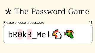 How The Password Game Broke Me [upl. by Ailehc]