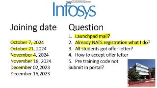 quotInfosys 2022 Batch Joining Offer Letter Acceptance PreTraining and NATS Registration Guidequot [upl. by Romina]