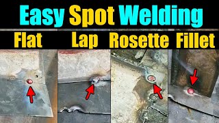 How To Spot Weld Using Gasless Welding  Flux Core Welding Tips And Tricks [upl. by Mae]