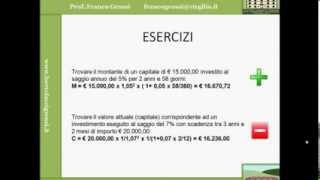 MATEMATICA FINANZIARIA LEZIONE 5 [upl. by Ymassej]