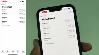 How to permanently delete voicemail on iPhone 13 Pro Max [upl. by Godding]