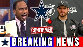 MY GOD DEREK CARR IN DALLAS 2 YEAR CONTRACT SIGNED DALLAS COWBOYS NEWS [upl. by Ewall448]