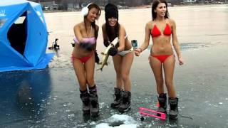 Bikini Ice Fishing Team [upl. by Ellehcin]