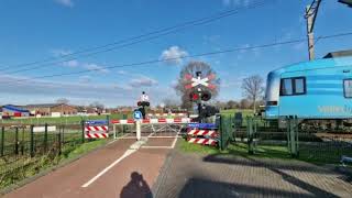 Spoorwegovergang Barneveld Zuid  Dutch Railroad Crossing [upl. by Seidnac]