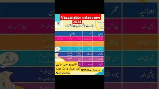 Vaccinator Interview 2024  epi vaccinator interview nts vaccinator interview questions vaccinator [upl. by Adamis]