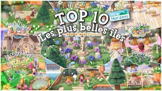 TOP 10 DES PLUS BELLES ÎLES DANS ANIMAL CROSSING NEW HORIZONS [upl. by Seale60]