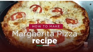 pizza  How To Make Margherita Pizza Recipe  khana Khazana Atul chef [upl. by Sacci487]