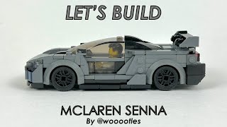 Lets Build LEGO McLaren Senna MOC [upl. by Nnayd603]