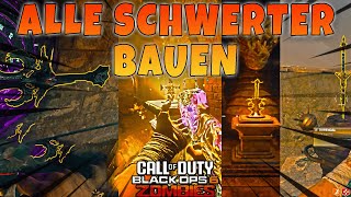 Alle Schwerter Bauen Licht Raben Feuer Elektro SChwert Citadelle des Morts Bo6 zombies season 1 ger [upl. by Hurty]