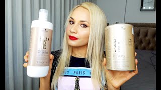 DECOLORAR EL PELO EN CASA CON PRODUCTOS SCHWARZKOPF BLONDME Y OLAPLEX  PRIMERA PARTE [upl. by Sugar]