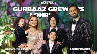 Gurbaaz Grewal Lohri  THE Grewal Family  Gippy Grewal  Shinda Grewal  Humble Kids  Celebrity [upl. by Aicelaf]