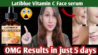 Latiblue Vitamin C Face SerumHonest Review [upl. by Lambard890]